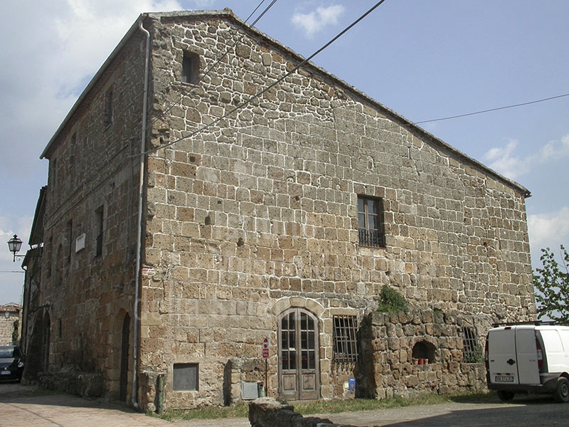 Seat of the Museo di Malacologia Terrestre of Sovana in a building from Romanesque times thought to be the birthplace of Pope Gregory VII.