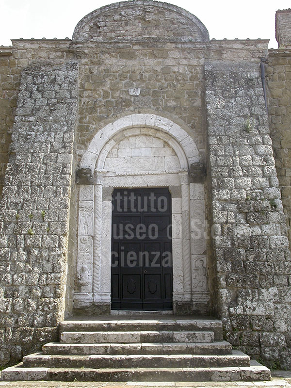 Portal of the Cathedral of Sovana.