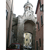 Gate in the walls of Porto Ercole, Monte Argentario.