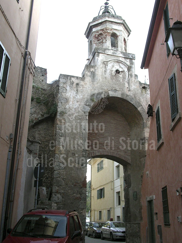Gate in the walls of Porto Ercole, Monte Argentario.