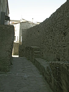 Section of the belt of walls around Giglio Castello.