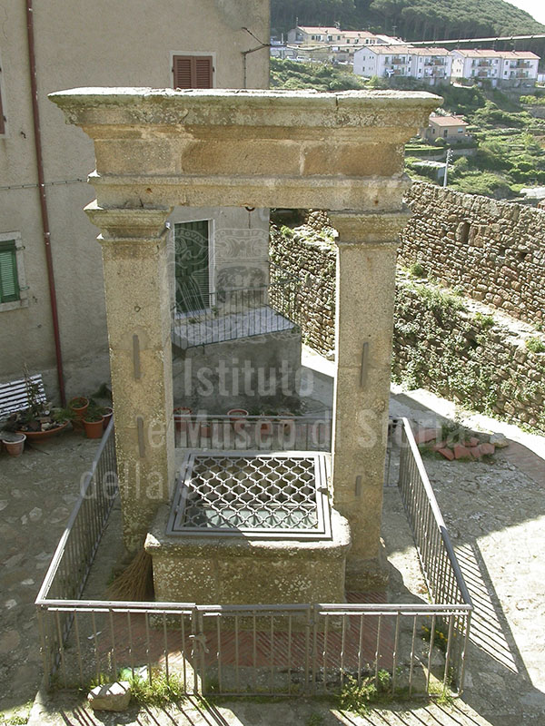 Cistern built under Ferdinando III immediately after the last Sarcen raid, repelled by the inhabitants of Giglio in 1799.