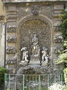 'Mannerist fountain, Garden of Palazzo Budini Gattai, Florence.