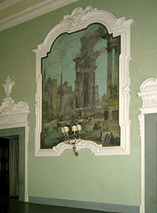 Pictorial decoration in Palazzo Ximenes Panciatichi, Florence.