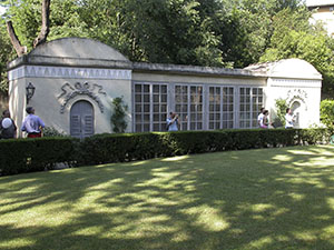 Greenhouse in neoclassic style, "Annalena" or "Corsi" Garden, Florence.
