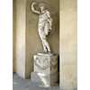 Statua di Mercurio, giardino Corsi Annalena, Firenze.