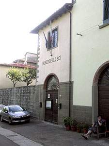 Rear entrance to the Museo dello Sci, Stia.