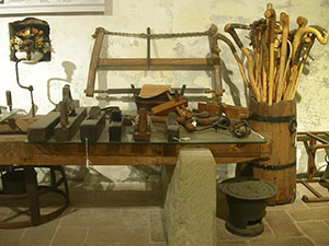 Strumenti per la lavorazione del legno, Museo del Bosco e dalla Montagna, Stia.