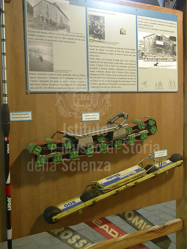 Ski Roller da erba e skate da strada, Museo dello Sci, Stia.