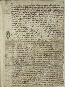 Autograph page of La bilancetta (BNCF, Ms. Gal. 45, c. 55r).