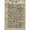 Prima pagina di una copia della Lettera a Cristina di Lorena, sec. XVII (BNCF, Ms. Gal. 65, c. 23r)