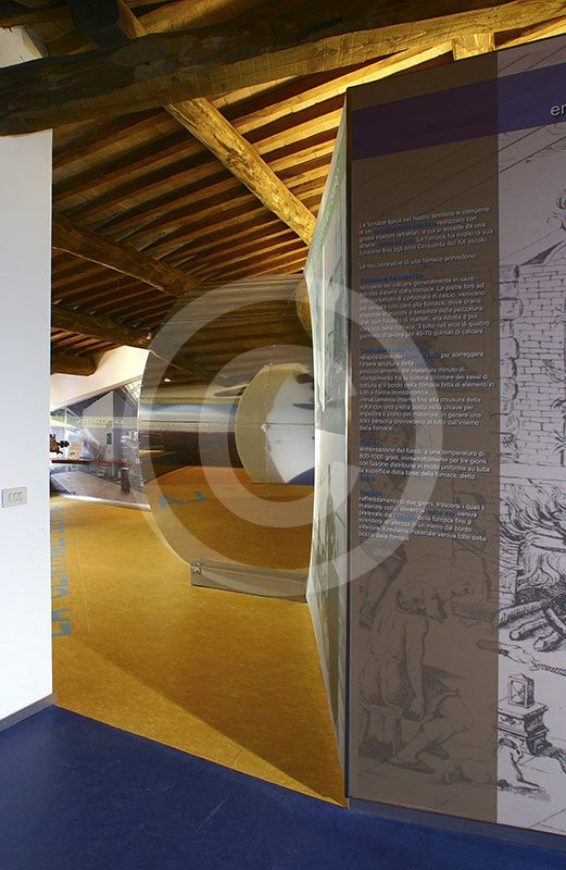 Exhibits in the Museo delle Energie of Radicondoli.