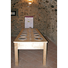 Table laid for a banquet, Museo della Vite e del Vino of Scansano.