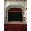 Stage of the Teatro Castagnoli in Scansano.