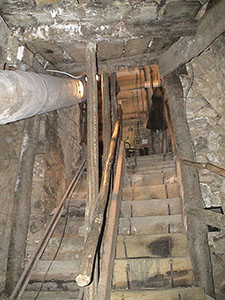 Replica of a tunnel, Museo delle Miniere - Parco Minerario del Monte Amiata, Santa Fiora.