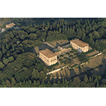 Veduta aerea di Villa Caruso Bellosguardo, Lastra a Signa.