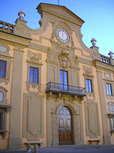 Facciata di Villa Corsini a Castello, Firenze.