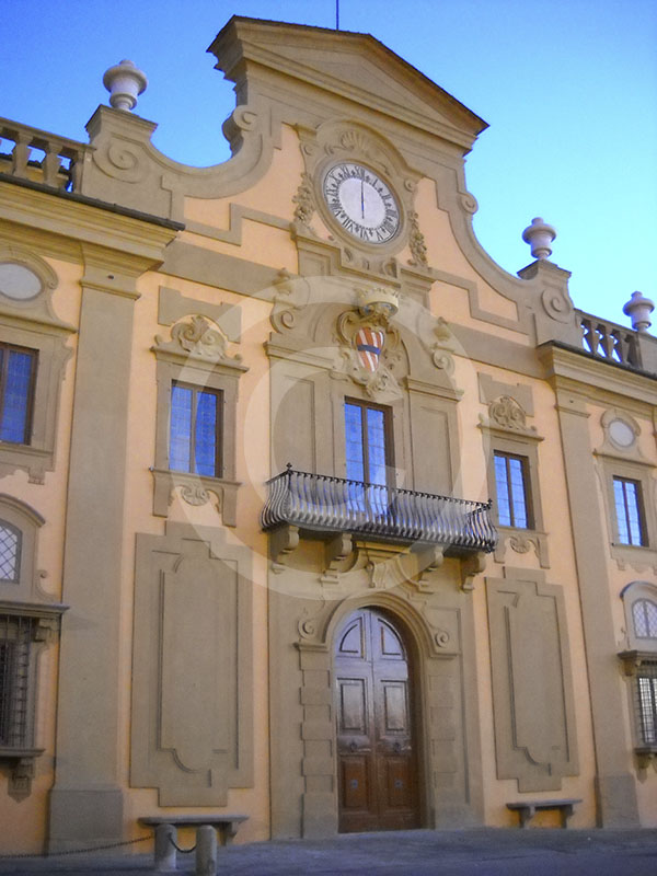Facade of Villa Corsini a Castello, Firenze.