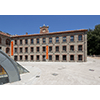 Facade of the Museo dell’Arte della Lana  [Museum of the Wool Trade] in Stia.