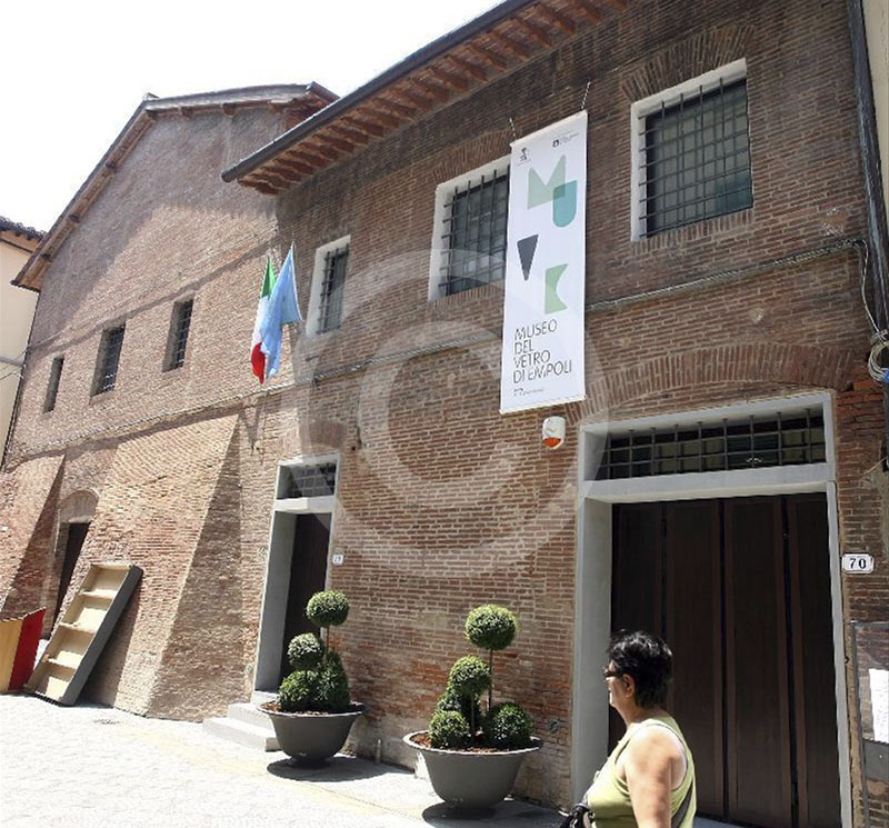 Entrance of the Museo del vetro di Empoli