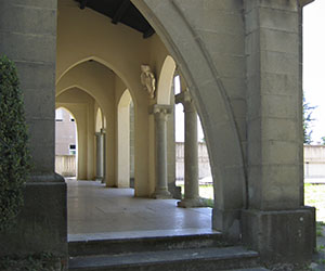 Portico of the Hospital's chapel, Fivizzano.