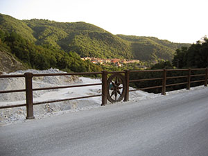 Panorama dai Ponti di Vara, Carrara.