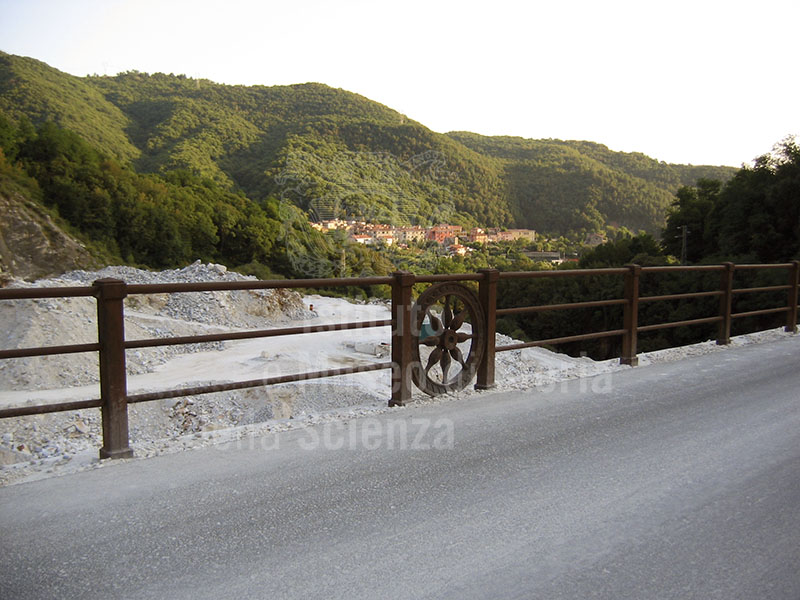Panorama of the Bridges of Vara, Carrara.