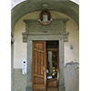 Entrance portal to the Library of the Episcopal Seminary, Pontremoli.