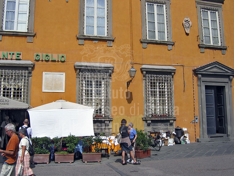 Birthplace of Felice Matteucci, Lucca.
