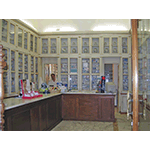 Interior of the Pharmacy Melosi, Lucca.