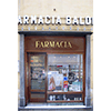 Entrance to the Pharmacy Baldi, Lucca.