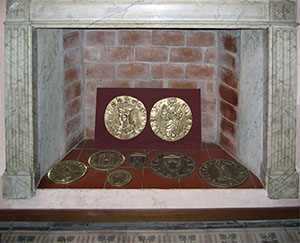 Coins minted at the Old Mint Office, Lucca.