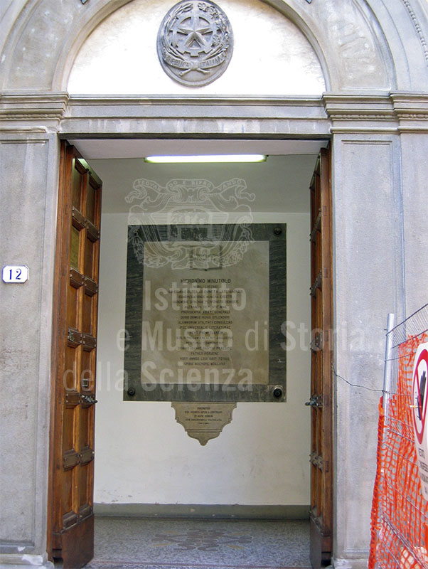 Entrance to State Library, Lucca.