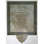 Commemorative inscription of Minutolo, State Library, Lucca.