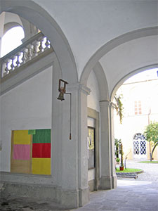 Interior of Palazzo Lucchesini, seat of the Liceo Classico "N. Machiavelli", Lucca.