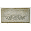 Commemorative inscription to Maria Luisa of Bourbon, Palazzo Lucchesini, seat of the Liceo Classico "N. Machiavelli", Lucca.