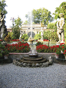 Garden of Palazzo Controni Pfanner, Lucca.
