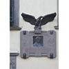 Lapide dedicata a Carlo del Prete, Palazzo Del Prete, Lucca.