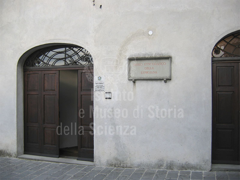 Entrance to the Lunigiana Ethnographic Museum, Villafranca in Lunigiana.