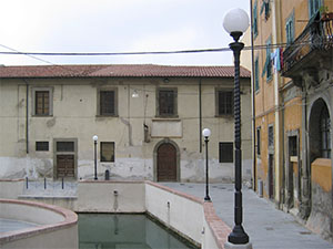 Facade of the Oil "Bottini", Livorno.
