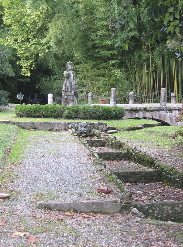 Garden of Villa Cenami Mansi, Capannori.