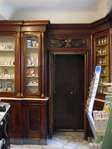 Interior of the Serafini Pharmacy, Carrara.