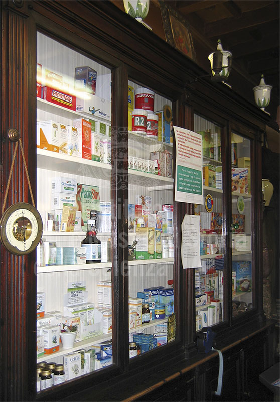 Interior of the Pharmacy La Fenice, Seravazza.