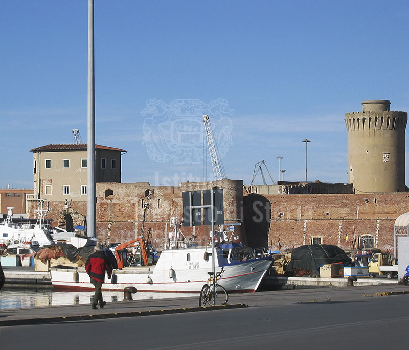 The Medici Port and Old Fortress, Livorno.