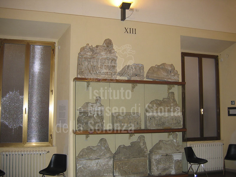Room XIII in the Guarnacci Etruscan Museum, Volterra.
