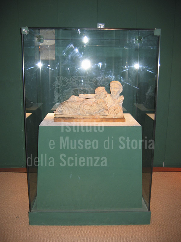 Coperchio di urna cineraria in terracotta, cosidetta Urna degli sposi (n. 613), Museo Etrusco Guarnacci, Volterra.