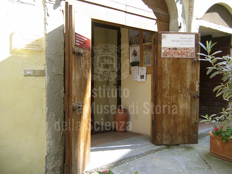 Entrance to the Centro di Documentazione della Battaglia di Anghiari.