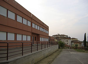 Exterior of the Scuola Media "Alessandro Manzoni" Paleontological Museum, Bucine.