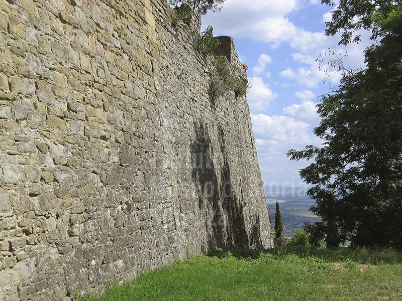 Exterior of the Fortress of Girifalco, Cortona.