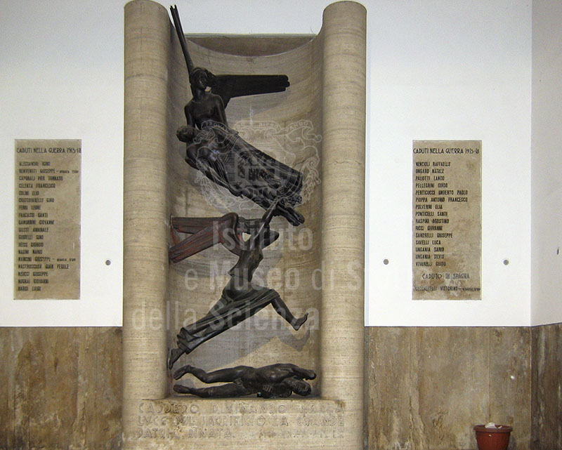 Monument to casualties of war in the Liceo Classico "Francesco Petrarca", Arezzo.